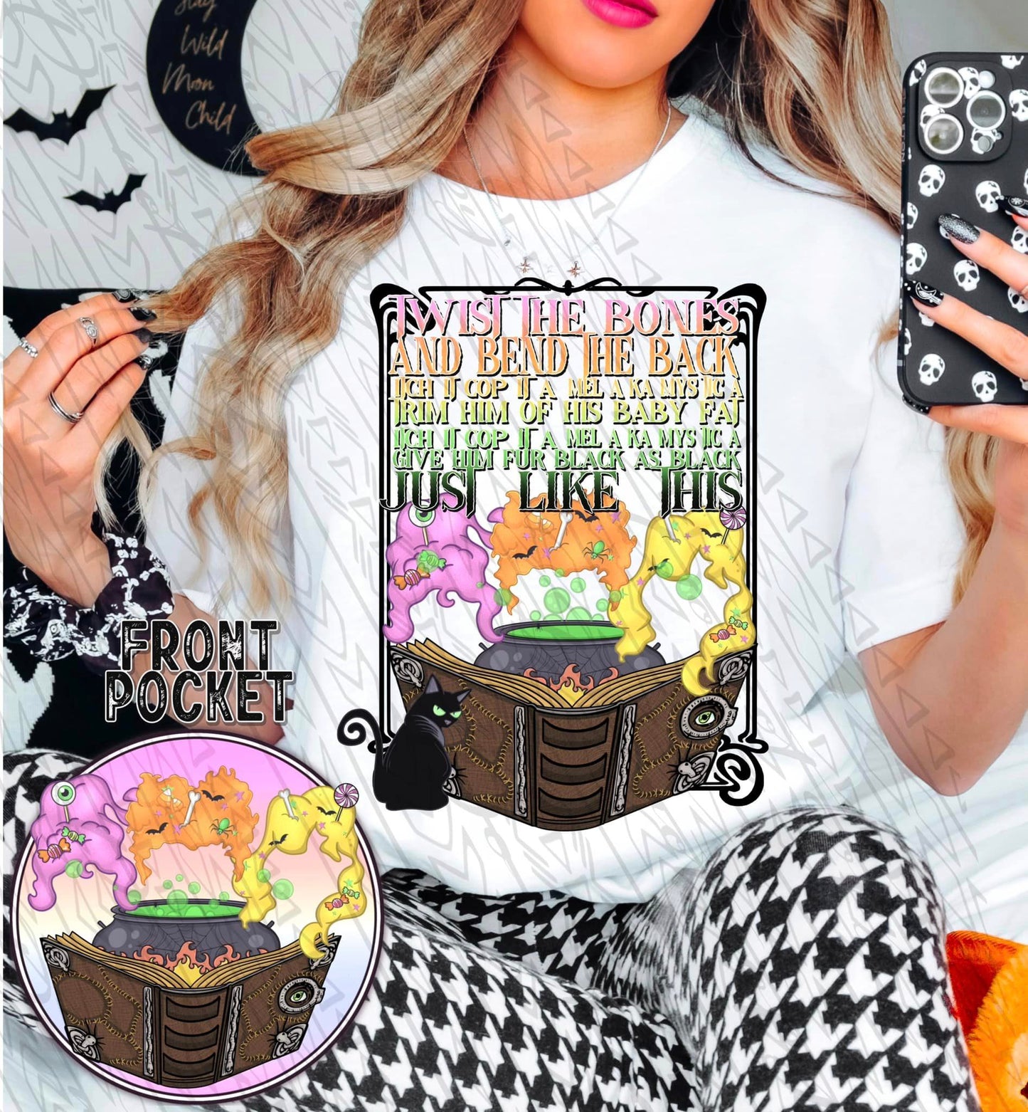 DTF Transfer Fall Halloween The Sisters Jumbo Print