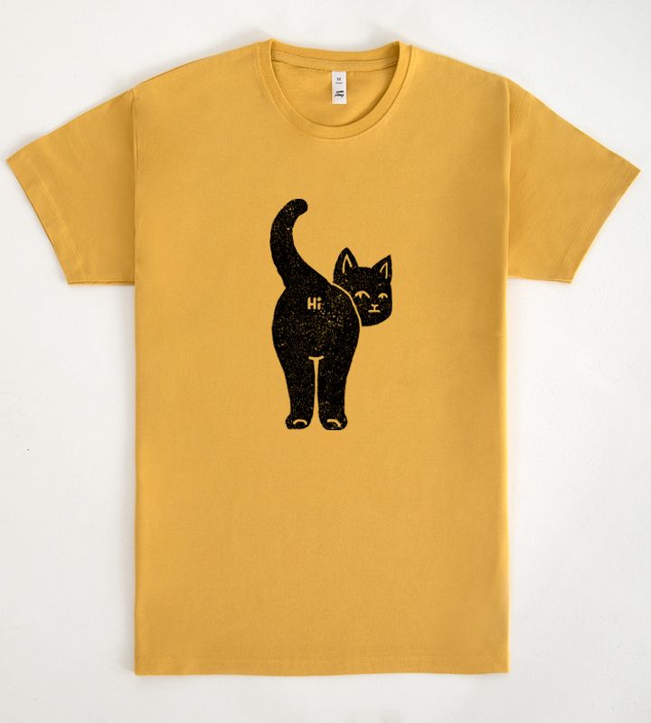 Cat Bum HI T-Shirt or Sweatshirt - Funny and Cute