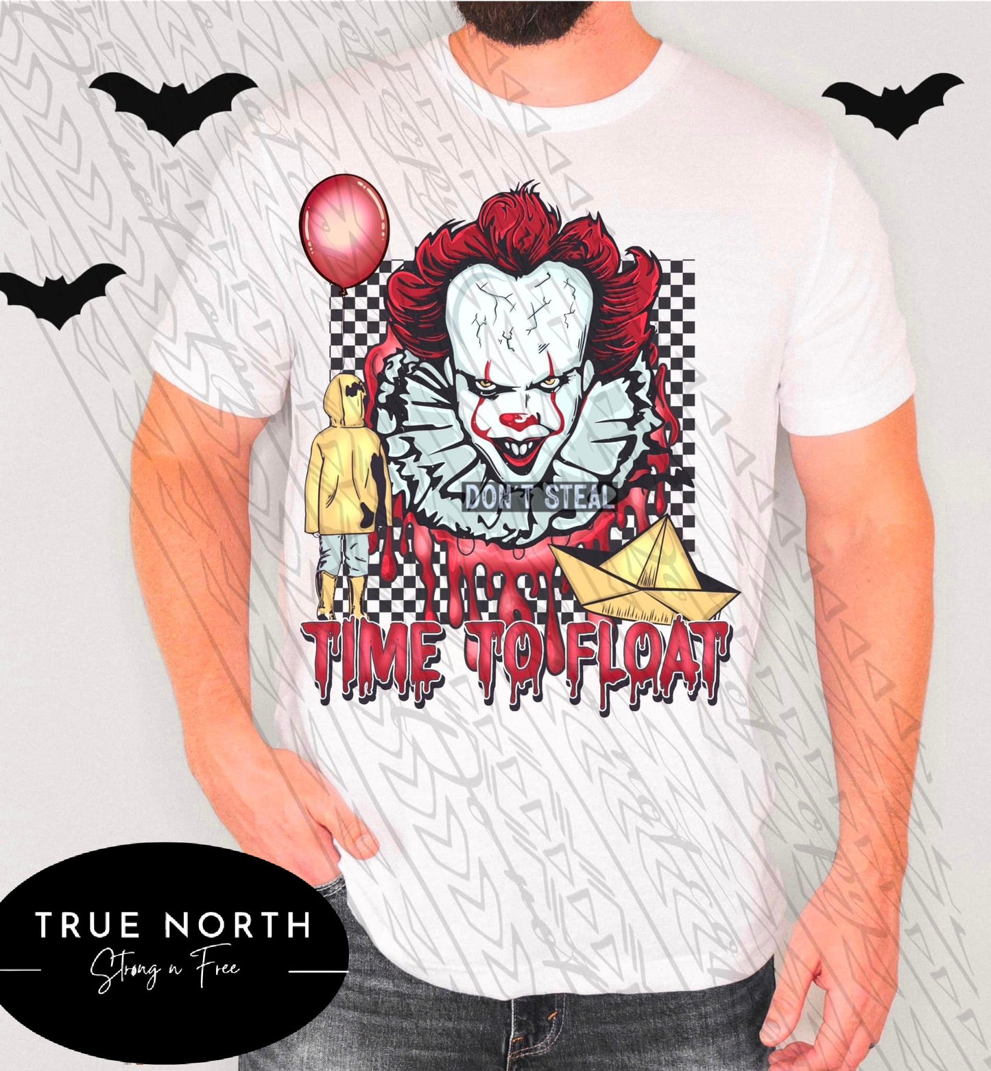 DTF Transfer Halloween Town Time TO Float
