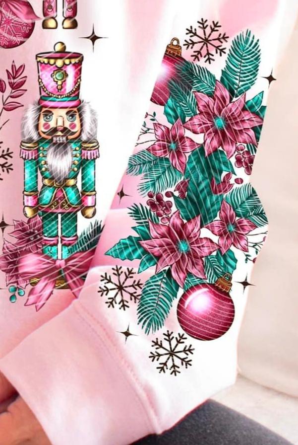 DTF Transfer Christmas Nutcracker Vintage style w/ Sleeve Print Offered