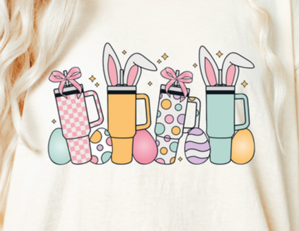 DTF Transfer Humor Easter Drink Cups