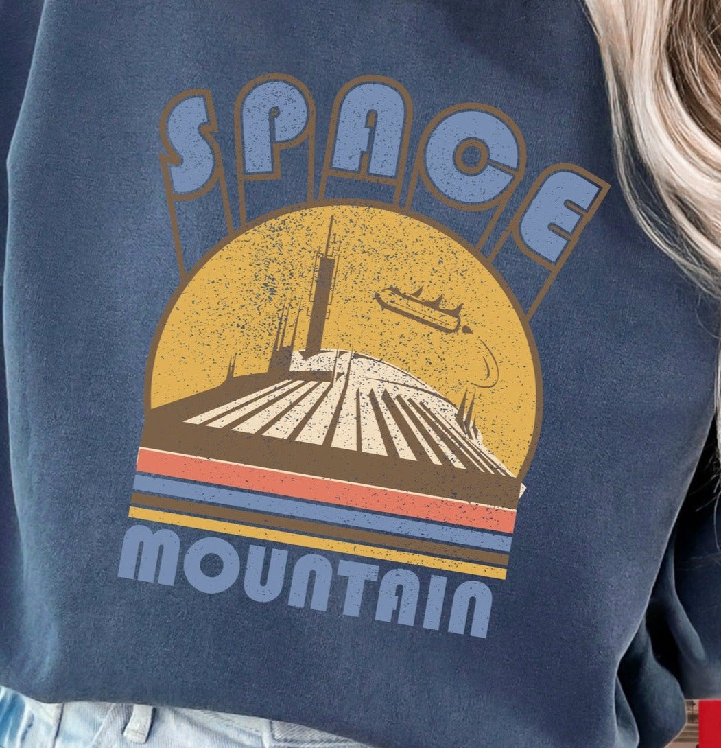 DTF Transfer Vintage  Space Mountain Parody