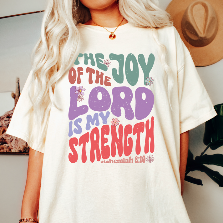 DTF Transfer Christian The Joy Of The Lord Is My Strength