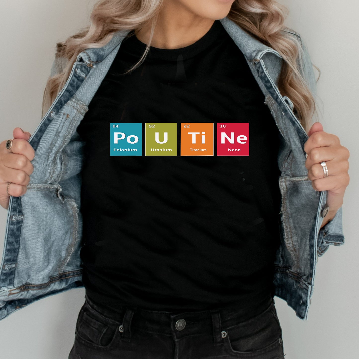 DTF Transfer Vintage Canadian Humor Poutine