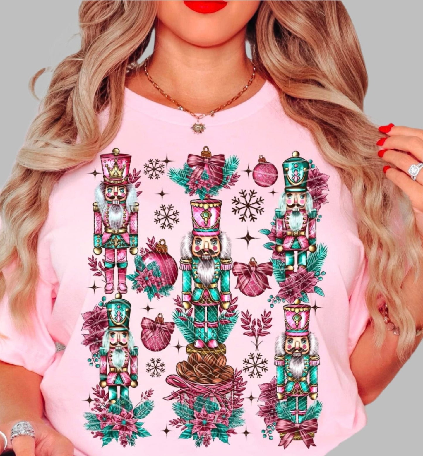 DTF Transfer Christmas Nutcracker Vintage style w/ Sleeve Print Offered