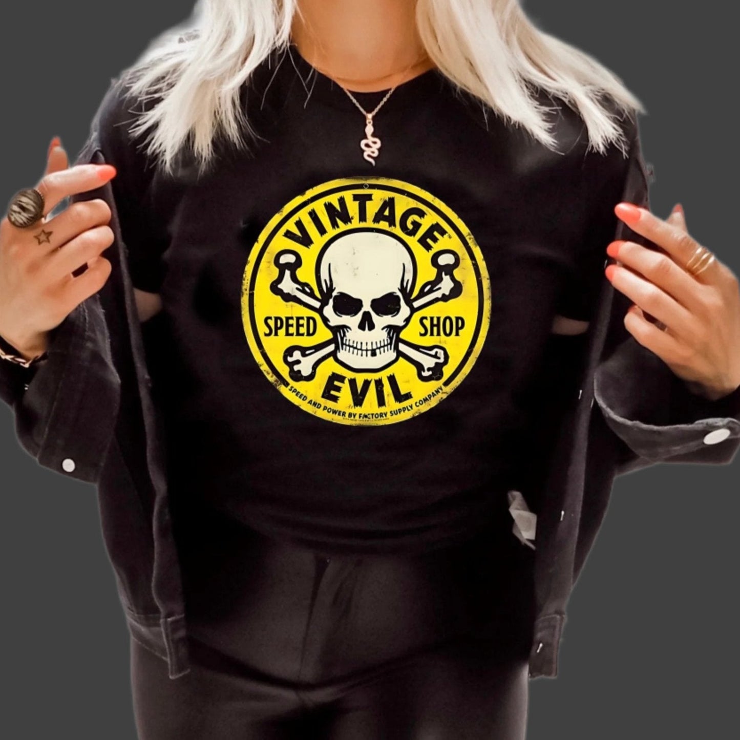 T-Shirt Sweatshirt Or Hoodie Vintage Car Freaks Speed Show Evil