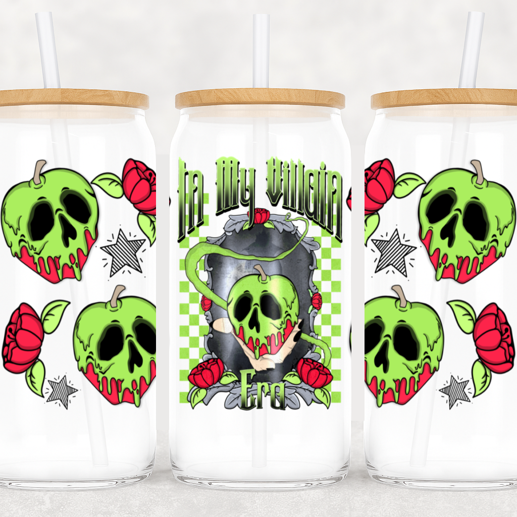 UV-DTF Cup Wrap In My Villain Era Poison Apple