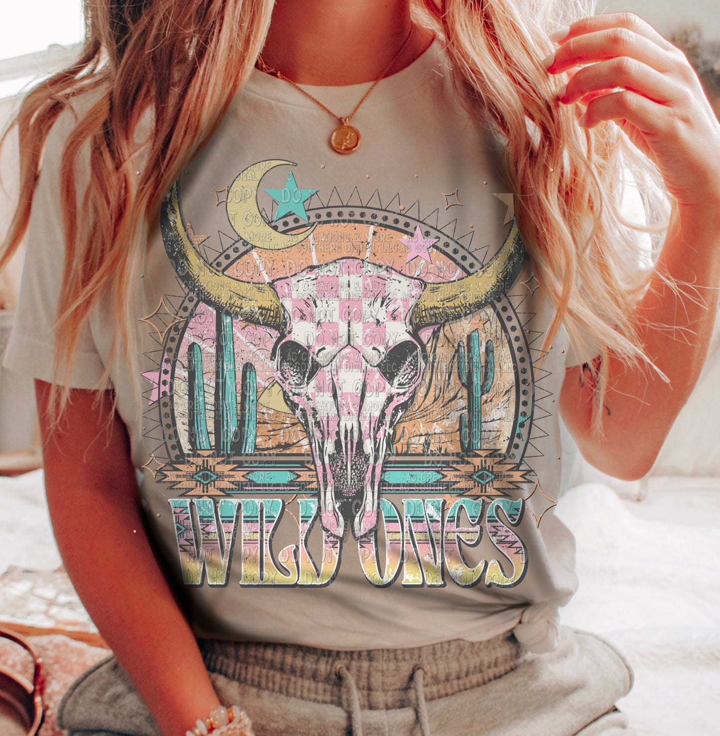 DTF Transfer Country WILD ONES - Boho Desert