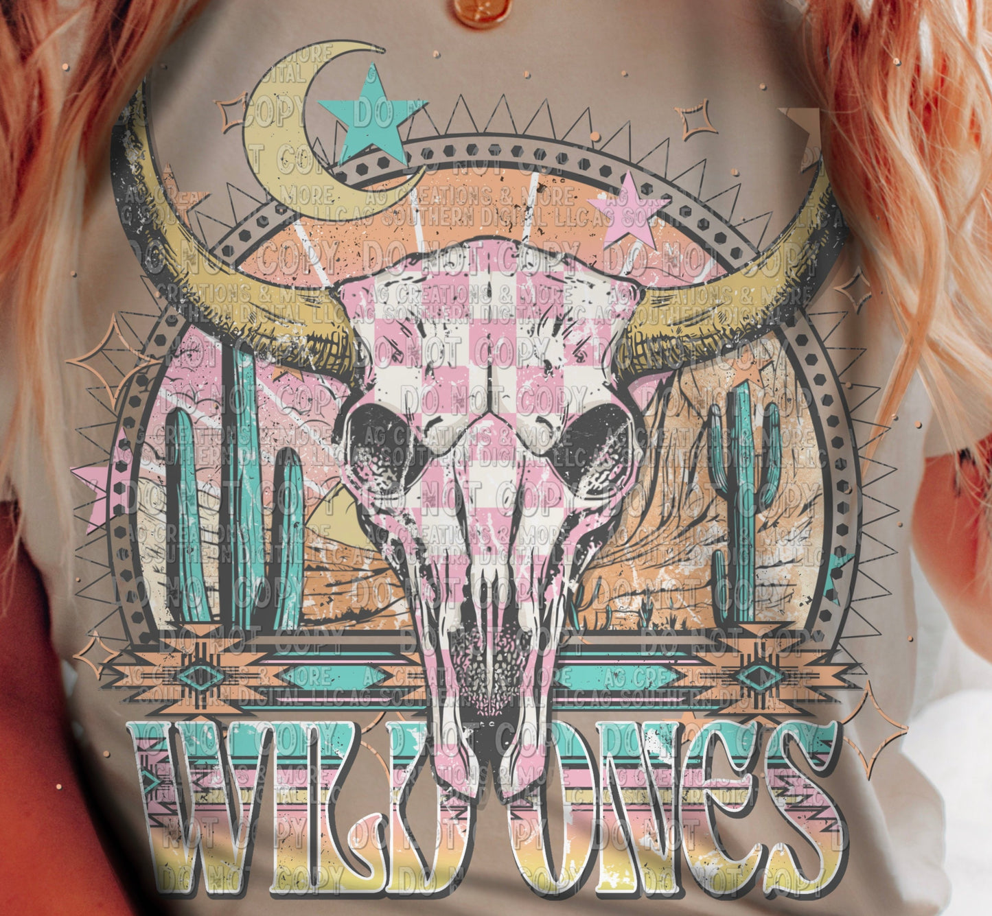 DTF Transfer Country WILD ONES - Boho Desert