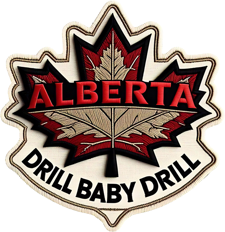 Embroidered-Effect DTF Transfer Alberta Drill Baby Drill #2