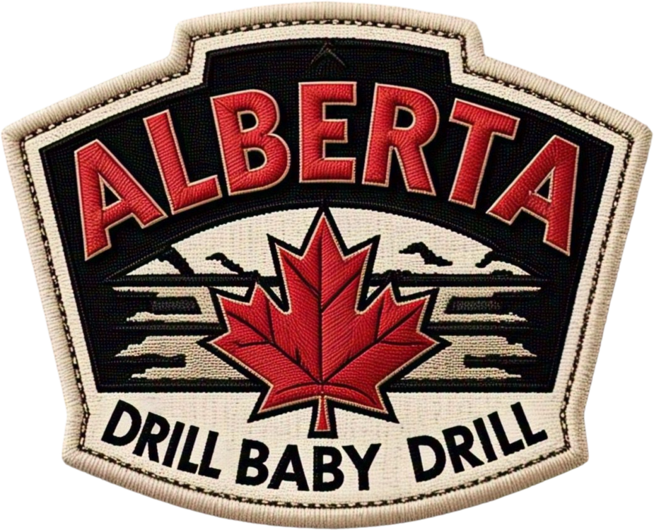 Embroidered-Effect DTF Transfer Alberta Drill Baby Drill
