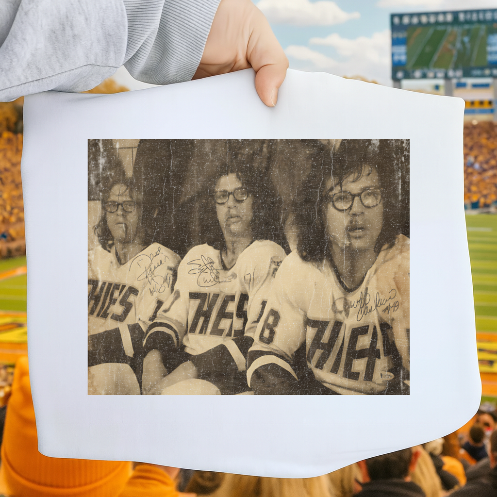 DTF Transfer 1970 Movie Old-School Hockey Team Hanson Family