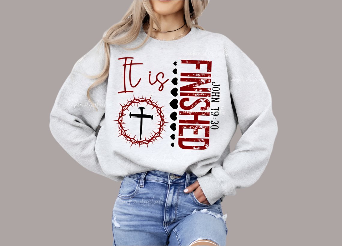 Sweatshirt Crew Hoodie Or T-Shirt Happy Valentines It Is Finished