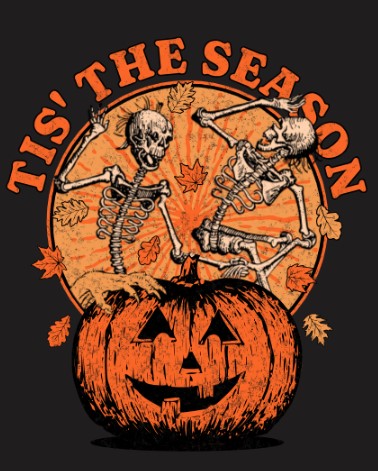 DTF Transfer Halloween Tis The Season