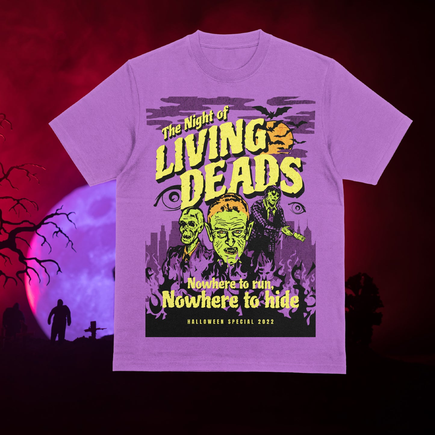 DTF Transfer Fall Halloween Living Dead Print