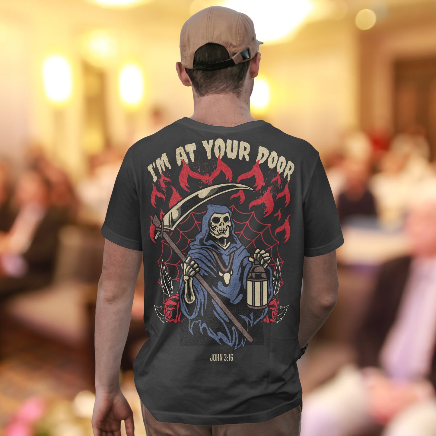 DTF Transfer Western Skull Grim #2 - Over Sized