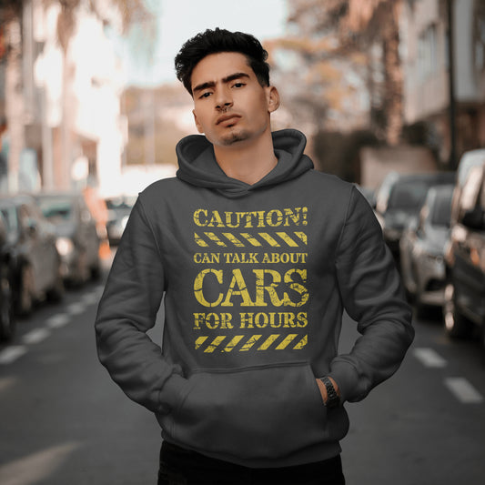 DTF Transfer Caution will talk about cars or trucks  for hours