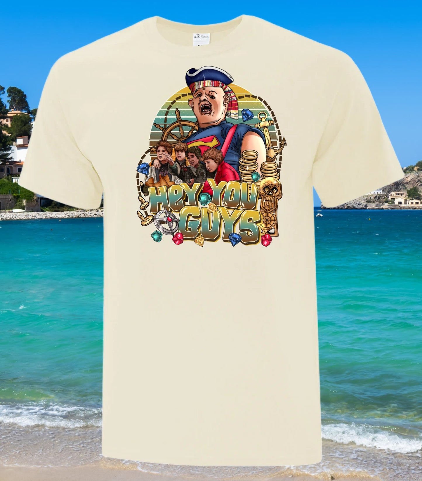 Sweatshirt Hoodie Or T-Shirt Classic Gooonies Hey You Guys