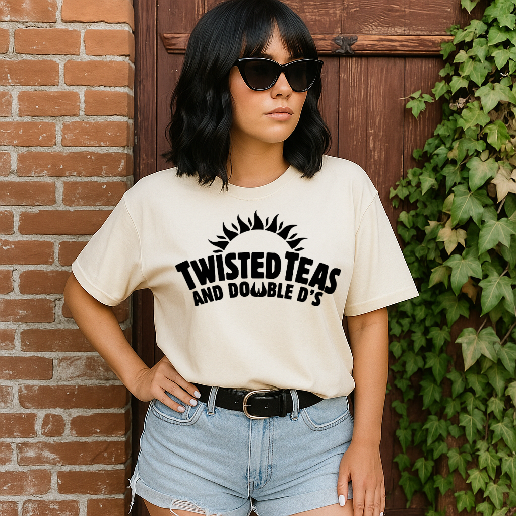 T-Shirt Crewneck Hoody –Twisted Tea And Double D's