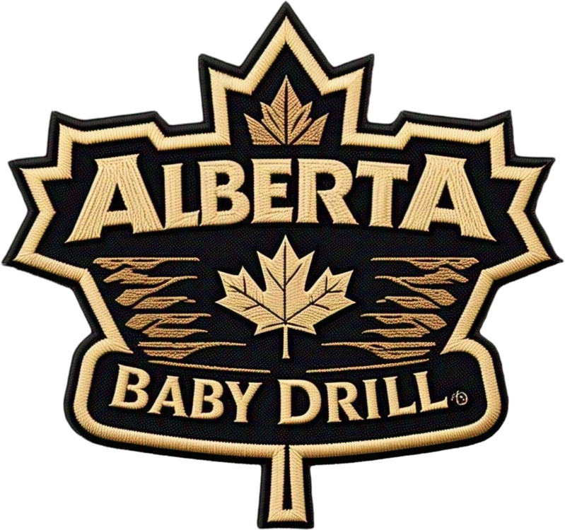Embroidered-Effect DTF Transfer Alberta Drill Baby Drill #3