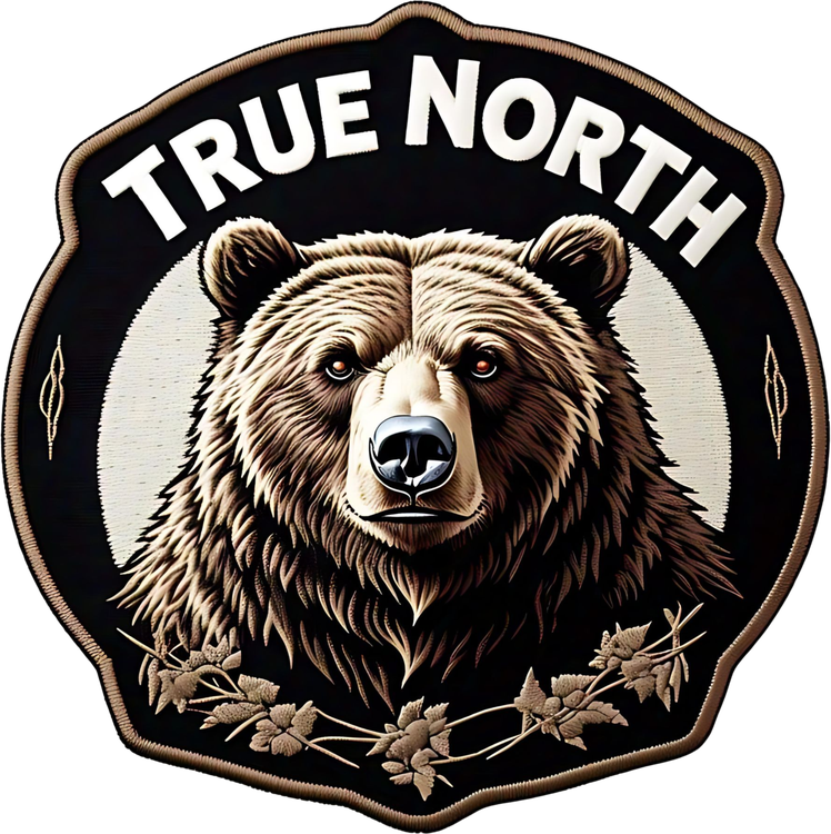 Embroidered-Effect DTF Transfer True North