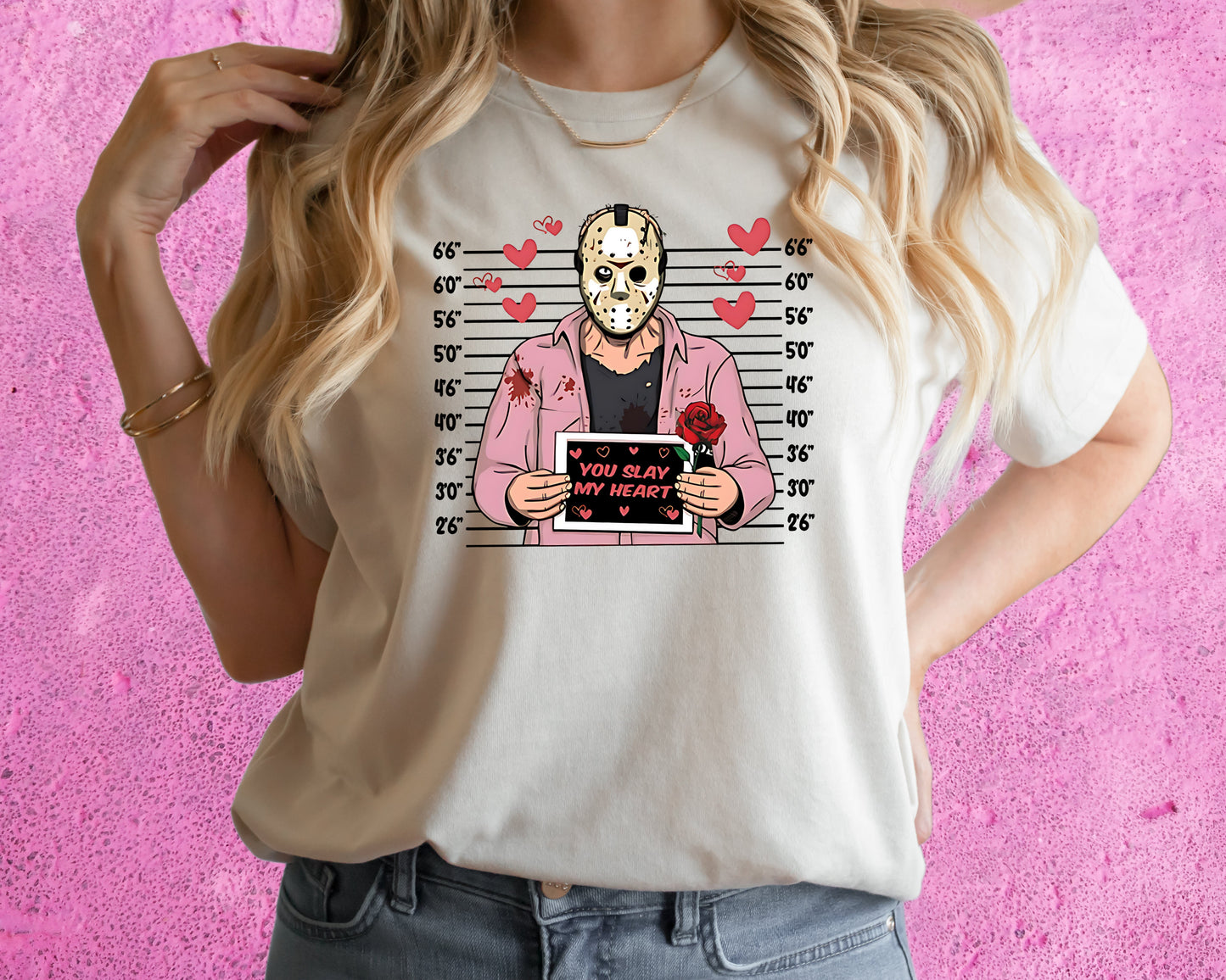 Sweatshirt T-Shirt Crewneck Valentines - You Slay My Heart