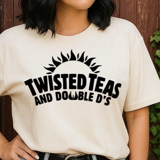 T-Shirt Crewneck Hoody –Twisted Tea And Double D's