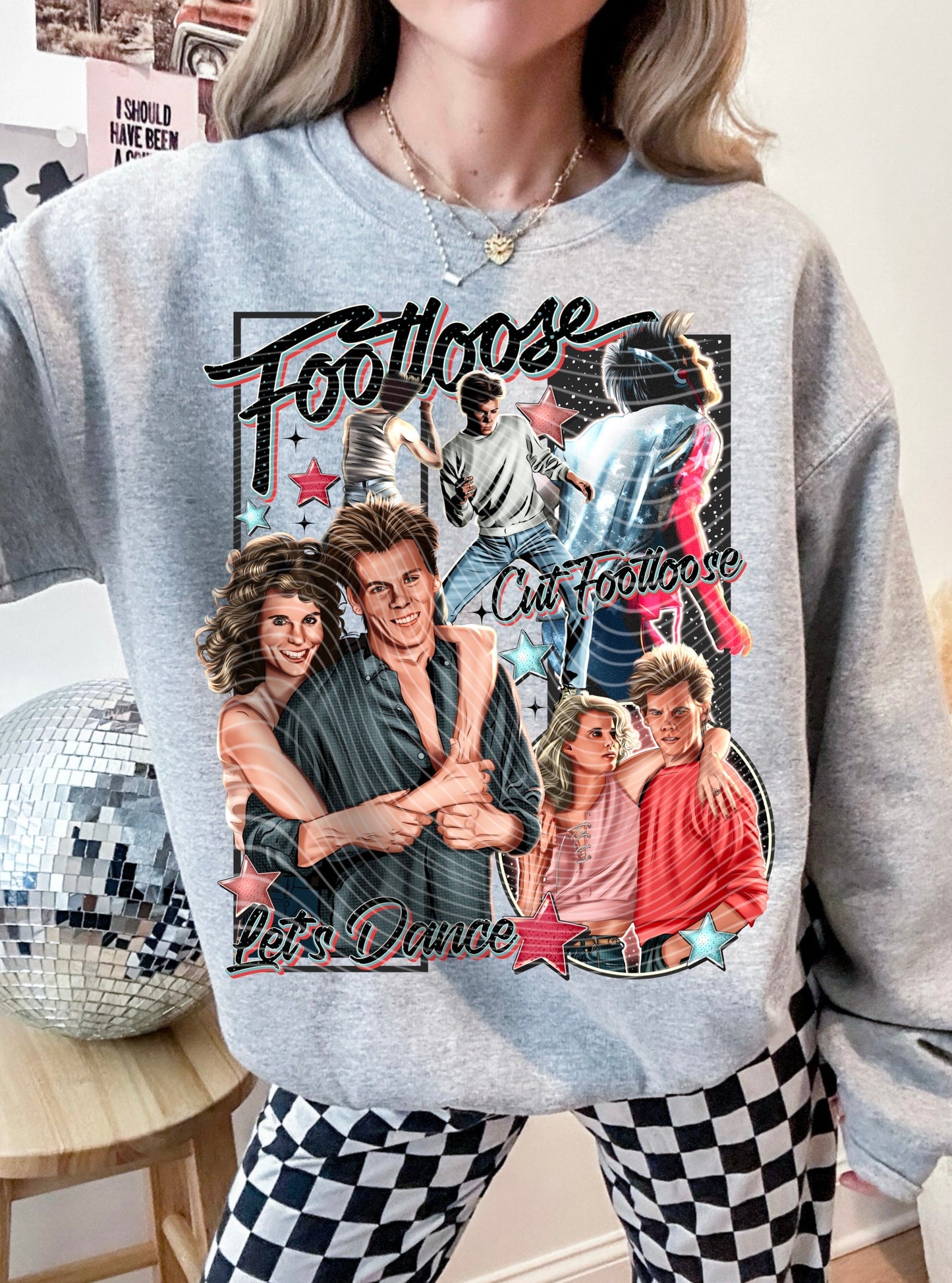 T-Shirt Sweatshirt Hoodie Let's Dance Retro Movie Vibes