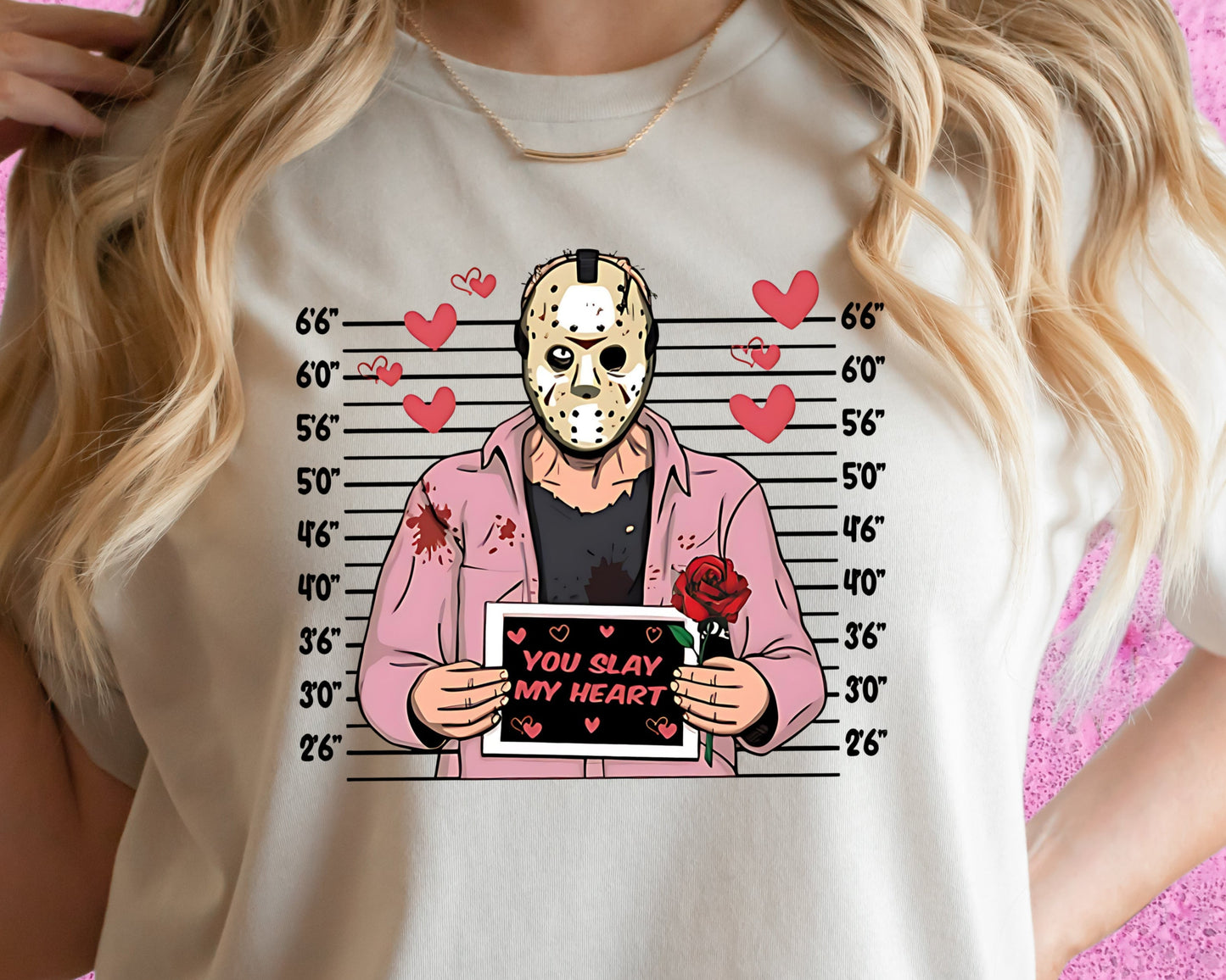 Sweatshirt T-Shirt Crewneck Valentines - You Slay My Heart