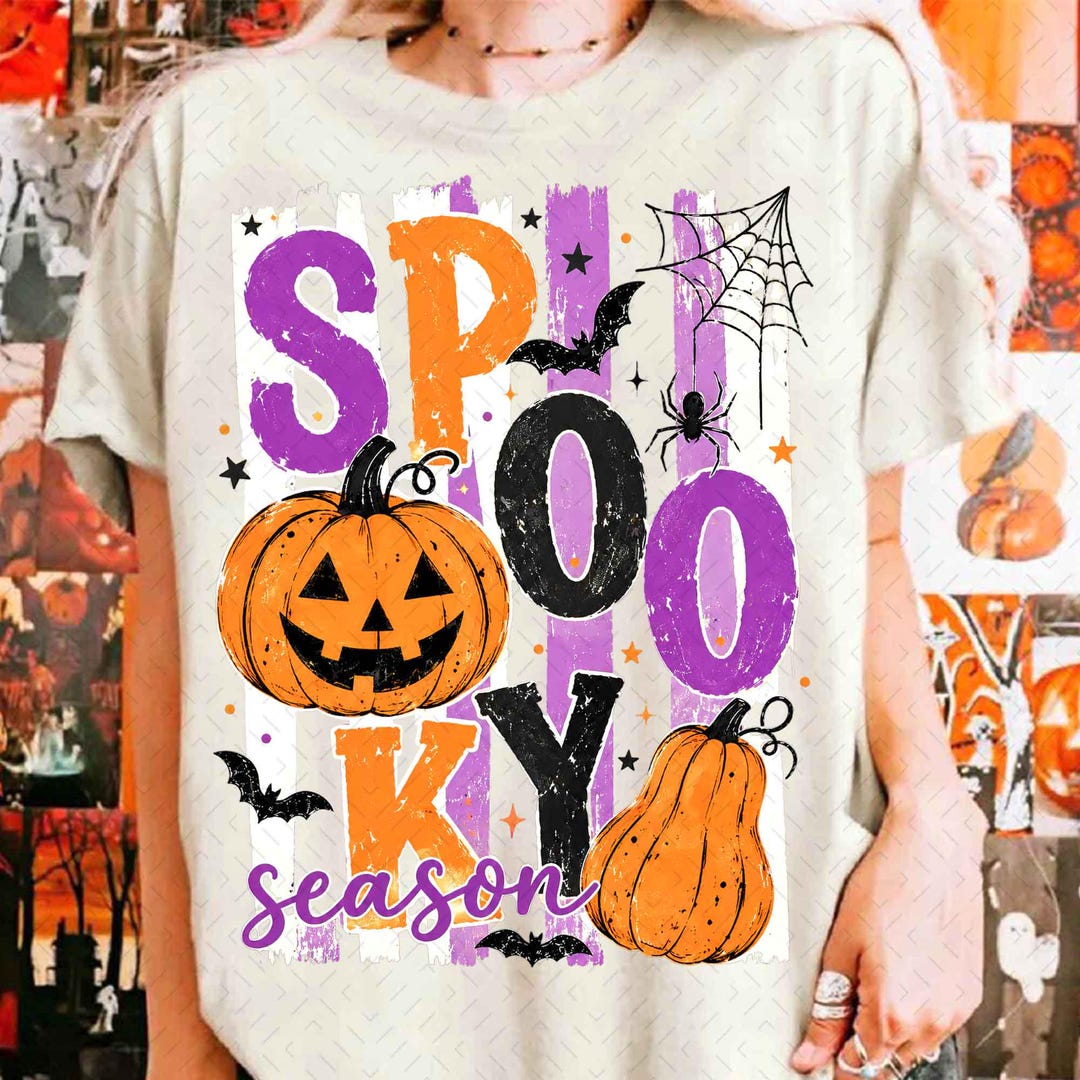 DTF Transfer – Preppy Spooky Season – Trendy Fall