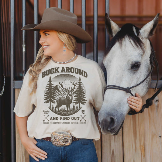 Country Buck T-Shirt or Sweatshirt Stylish  Comfortable Find Out Here