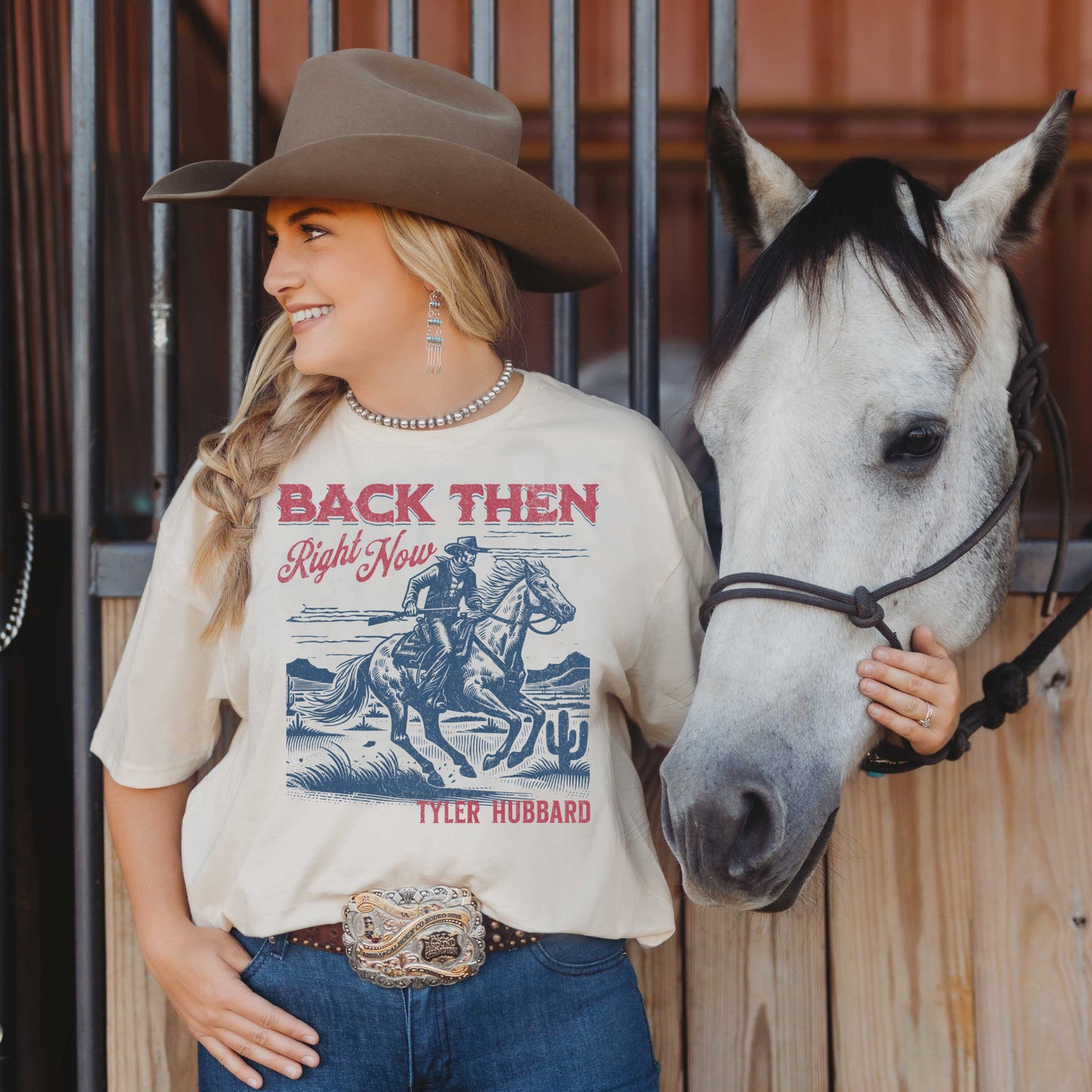DTF Transfer Western Back Then Right Now