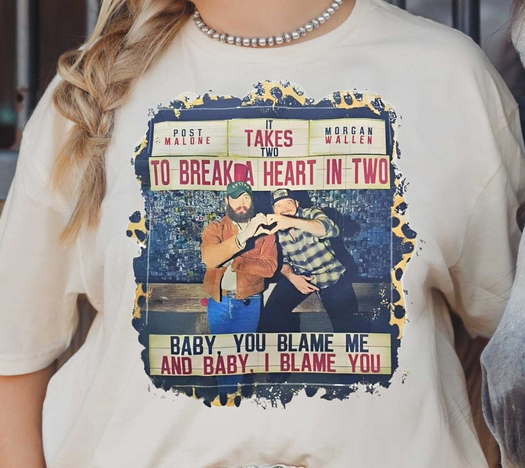 Country Post Wallen It Takes Two T-Shirt - Stylish Tee or Cozy Sweatshirt for Country Music Fans