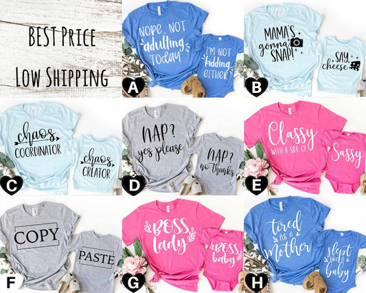 DTF Transfer Mom and Youth Design Transfers offered 8 Designs 16 With Youth