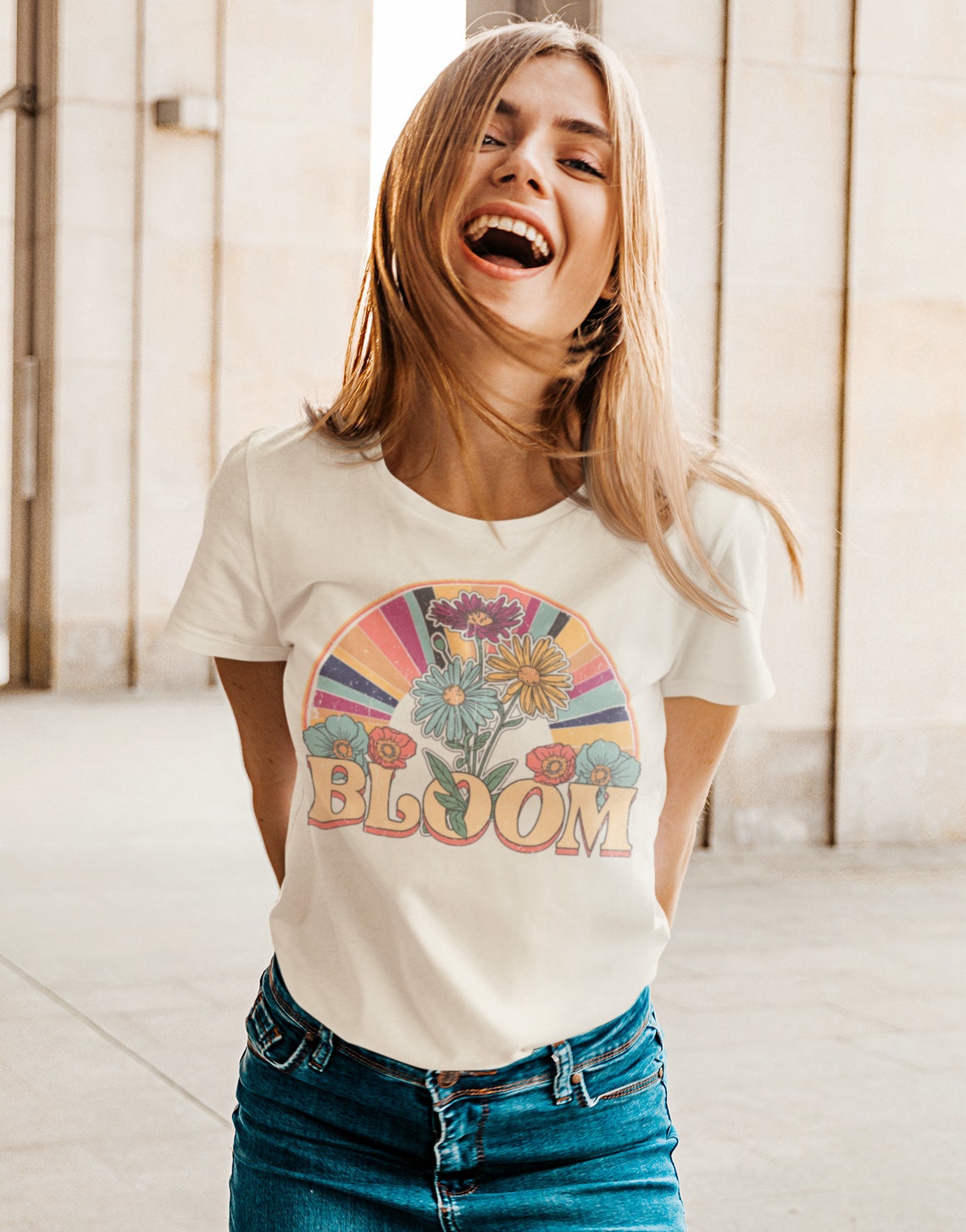 T-Shirt Or Sweatshirt Hoodie Summer Spirit - Bloom Vintage