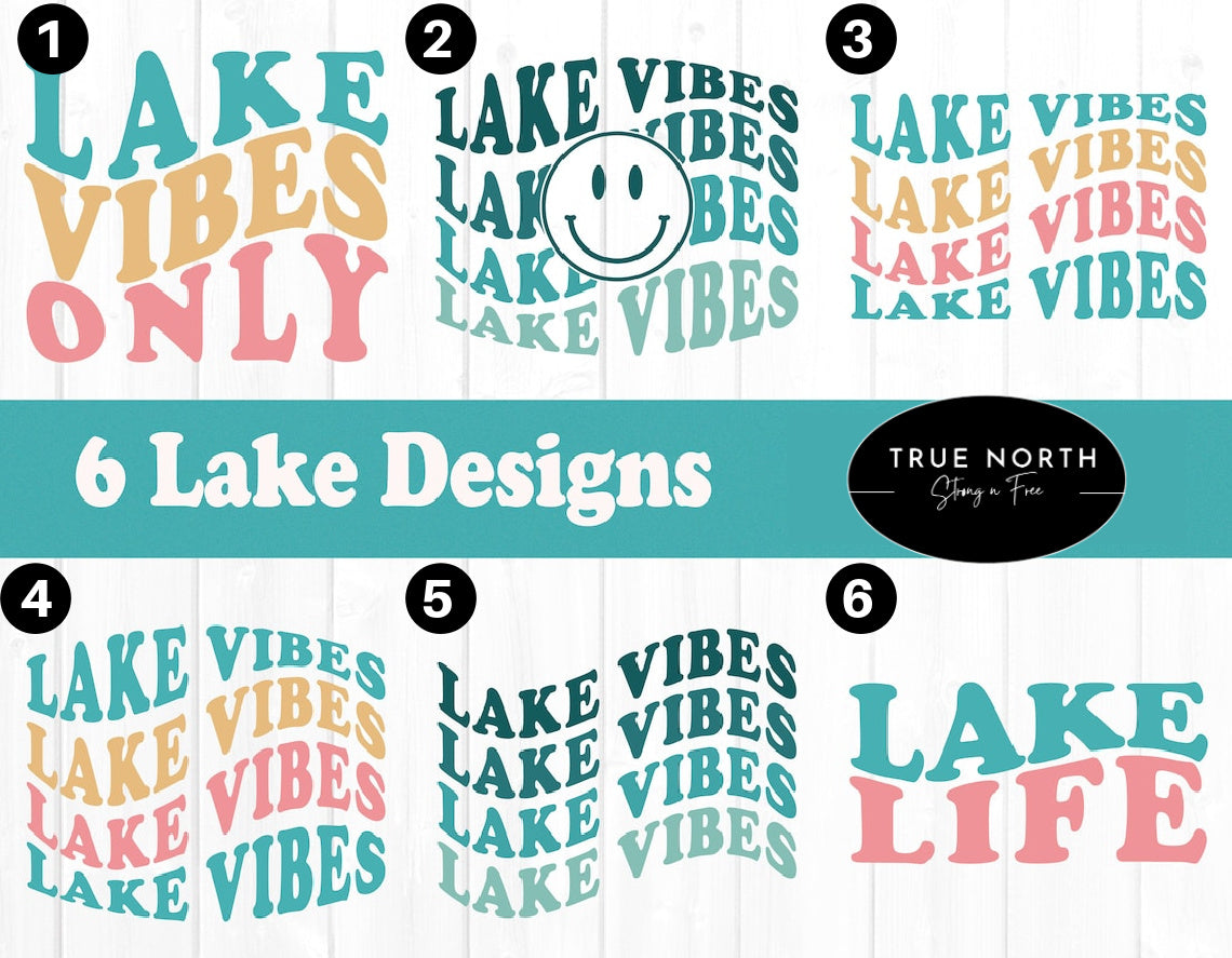 DTF Transfer Summer Lake Bundle Bundle Of Six #3