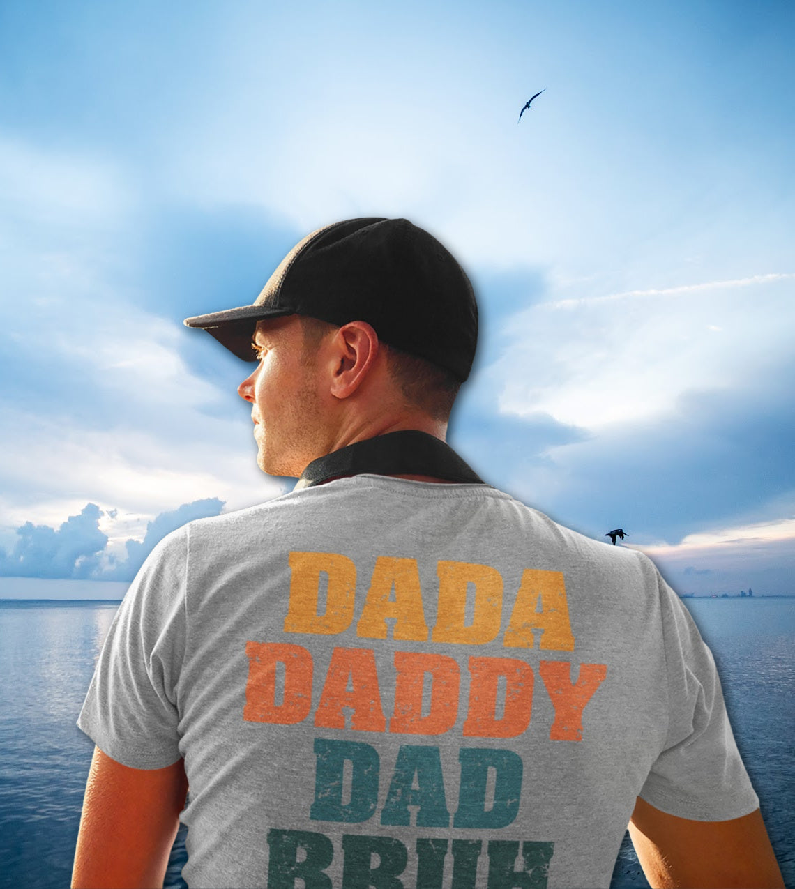 DTF Transfer Dad Designs Daddy Daddy Dad Bruh