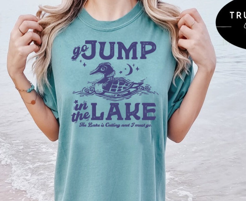 DTF Transfer Jump In The Lake