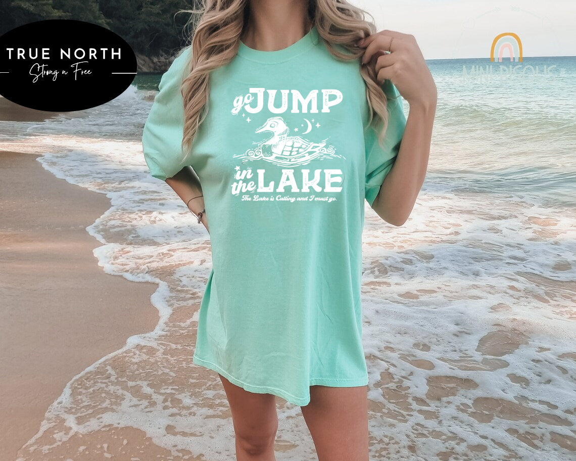 DTF Transfer Jump In The Lake