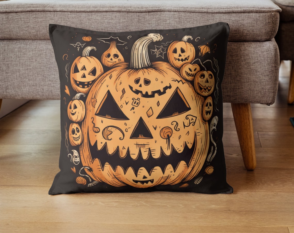 DTF Transfer Halloween Jack-O-Lantern #2