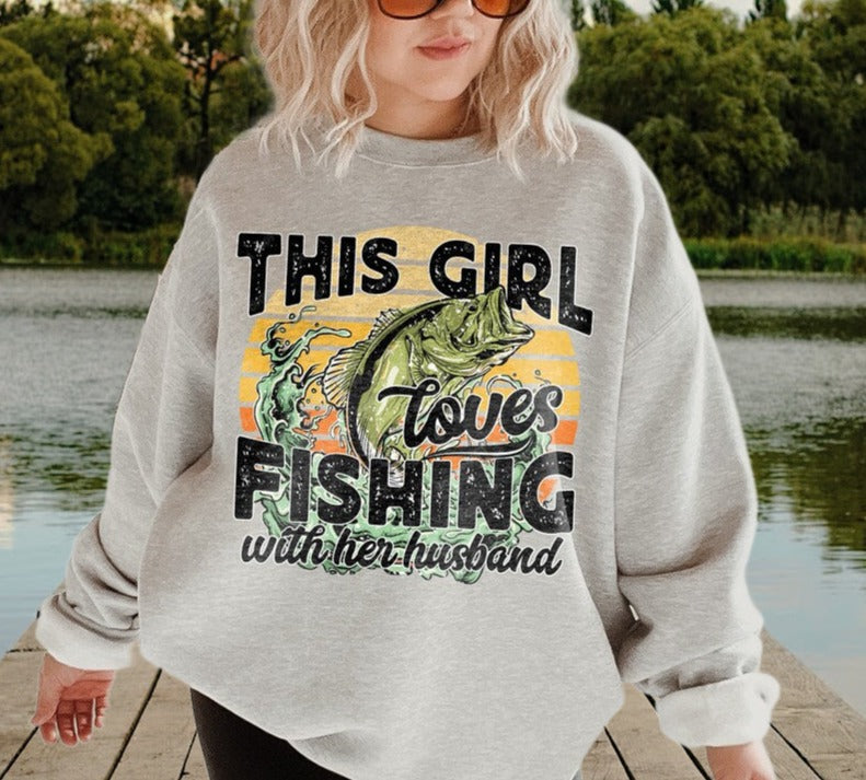 DTF Transfer Summer This Girl Likes Going Fishing - Husband