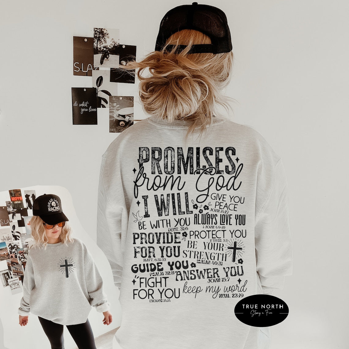 DTF Transfer Promise from God Christian Design