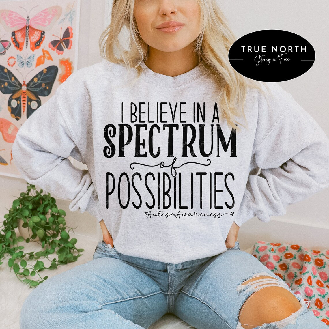 Autism Awareness Tee Mental Health T-Shirt Sweatshirt for a Cause Sizes Available