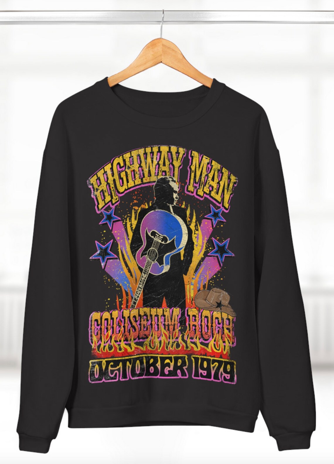Sweatshirt Or T-Shirt Vintage J Cash The Man In Black #3