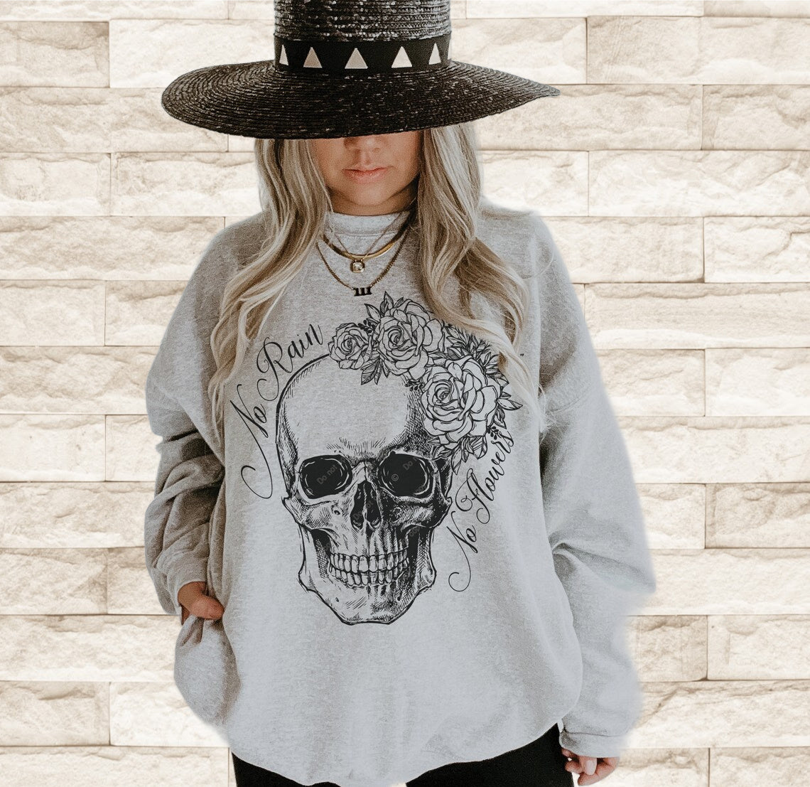 No Rain No Flowers T-Shirt or Sweatshirt for Every Rainy Day Available in Multiple Sizes and Colors