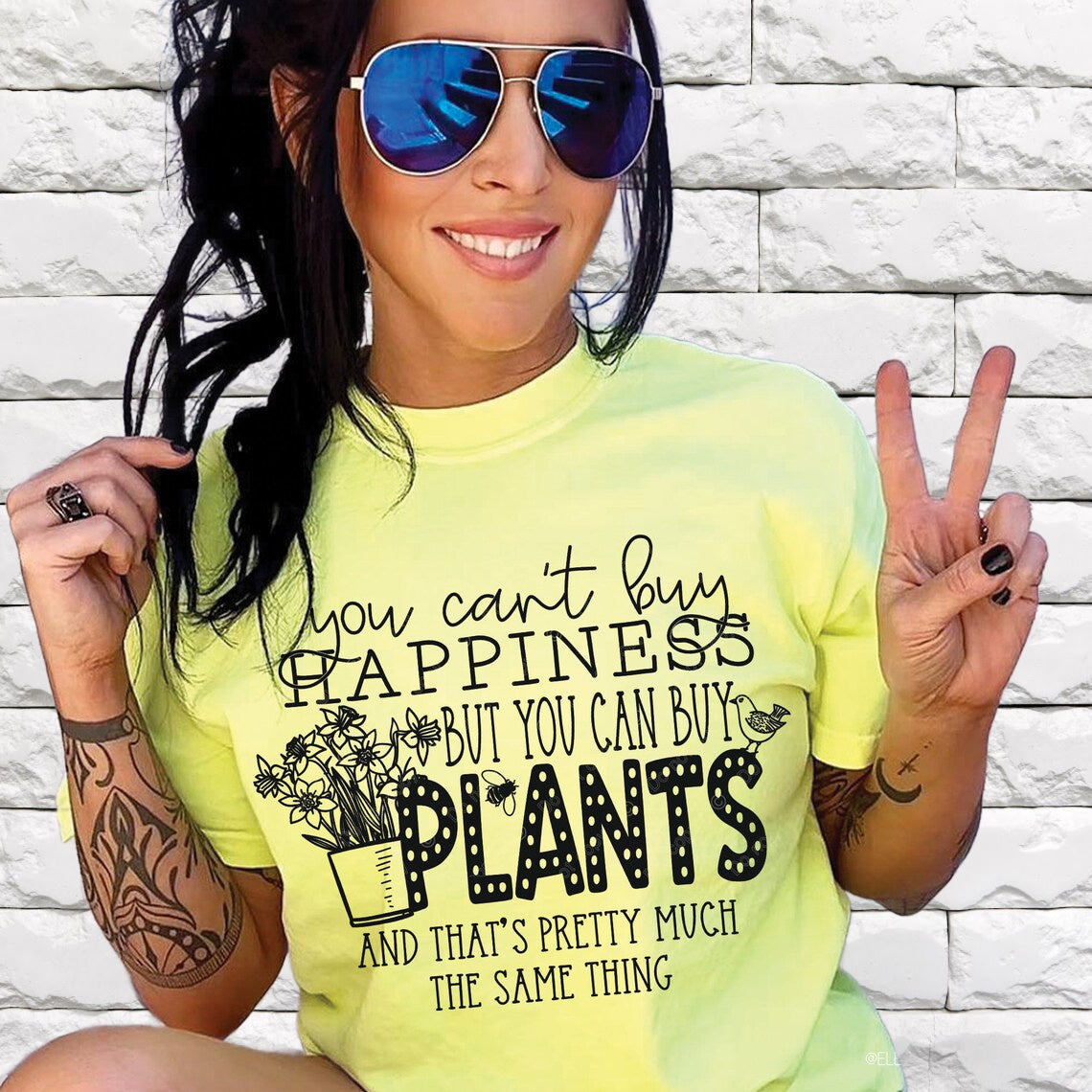 Summer Plants T-Shirt or Sweatshirt - Find Happiness with this Stylish Design