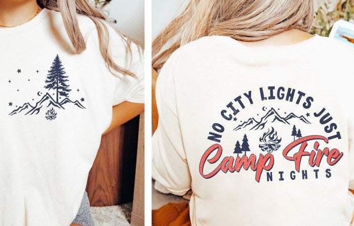 Summer Camping T-ShirtSweatshirt No City Lights Perfect for Your Next Adventure