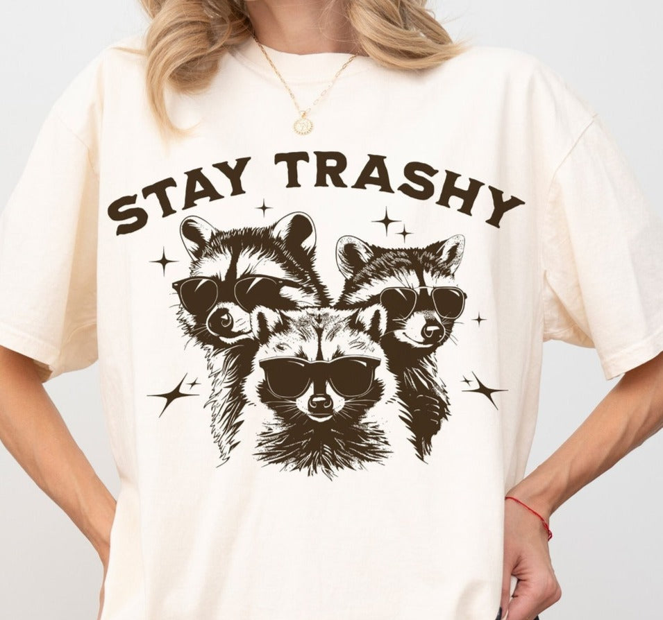 DTF Transfer Fall Halloween Stay Trashy