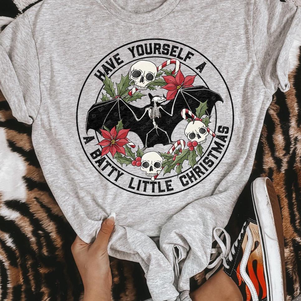 Sweatshirt Hoodie Or T-Shirt Christmas Have Yourself A Batty Christmas