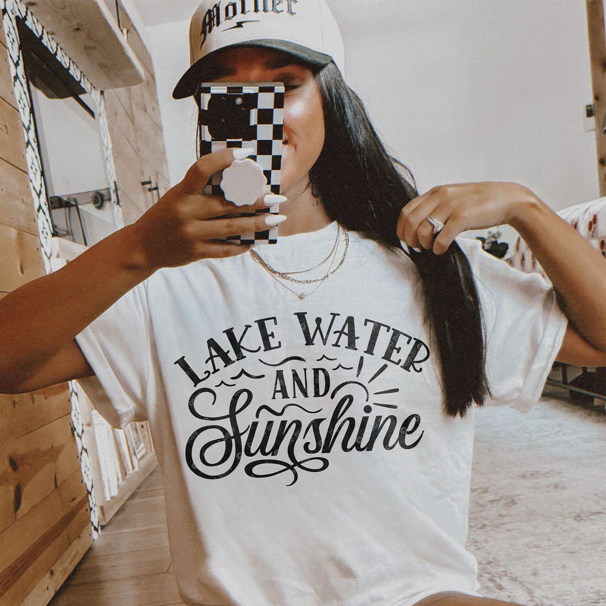 DTF Transfer Lake Water and Sunshine – Summer Cabin Vibes